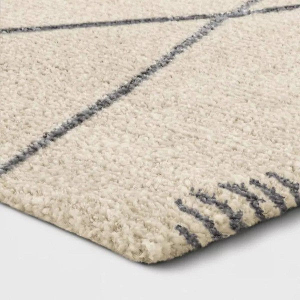 5x7 Feet Beige Ivory Soft Plush Boho Area Rug - Premium Area Rug from Home Mart Goods - Just $185! Shop now at Ida Louise Boutique