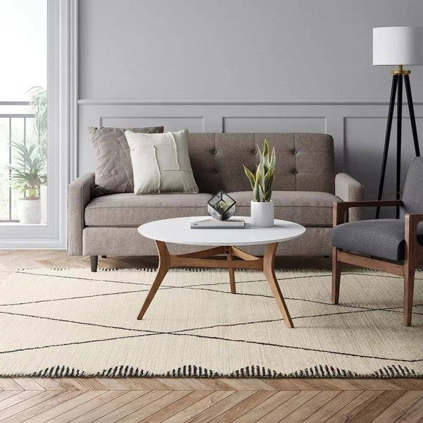 5x7 Feet Beige Ivory Soft Plush Boho Area Rug - Premium Area Rug from Home Mart Goods - Just $185! Shop now at Ida Louise Boutique