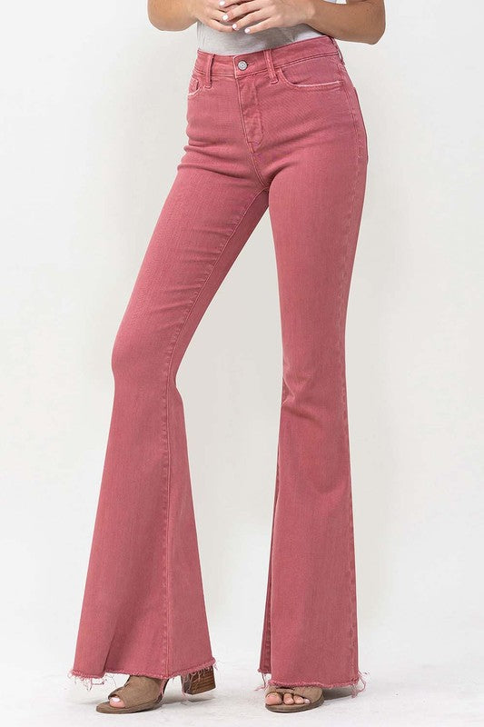 Vervet High Rise Super Flare Jeans - Premium Jeans from VERVET by Flying Monkey - Just $68! Shop now at Ida Louise Boutique