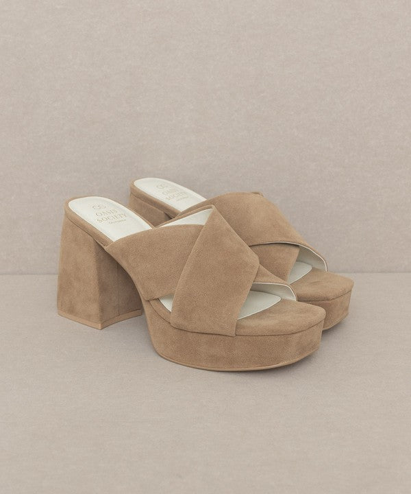 Carmen - Chunky Platform Mule Heel - Premium Shoes from Oasis Society - Just $65! Shop now at Ida Louise Boutique