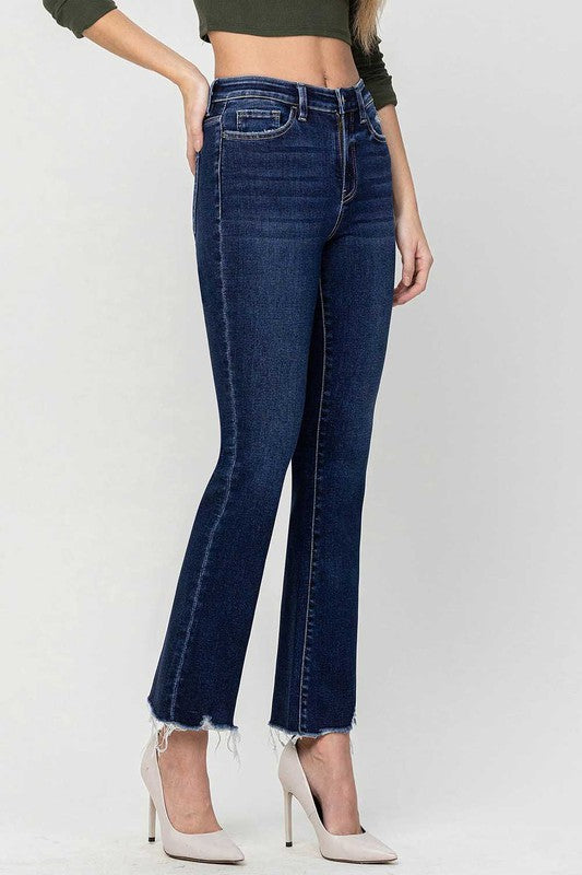 Vervet High Rise Ankle Bootcut - Premium Jeans from Flying Monkey - Just $70! Shop now at Ida Louise Boutique