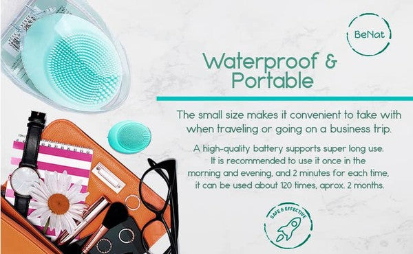 Electric Facial Cleansing Brush - Premium  from BeNat - Just $24! Shop now at Ida Louise Boutique