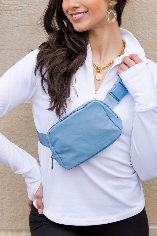 Roam Nylon Belt Sling Bag - Premium Crossbody from Aili's Corner - Just $38! Shop now at Ida Louise Boutique