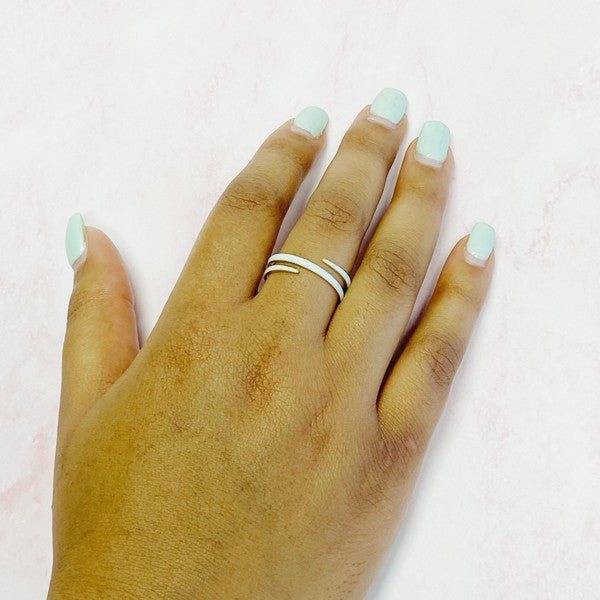 Never Fade Color Swirl Gold Plated Stainless Steel Ring - Premium  from Ellison and Young - Just $22! Shop now at Ida Louise Boutique