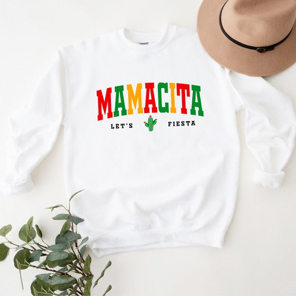 Mamacita Fiesta Graphic Sweatshirt - Premium Sweatshirt from Olive and Ivory Wholesale - Just $50! Shop now at Ida Louise Boutique