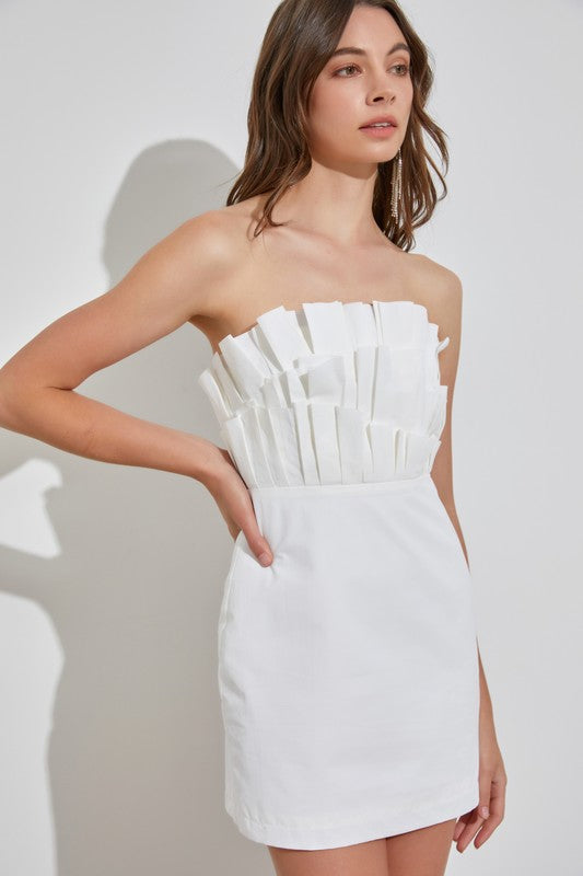 Off Shoulder Ruffle Dress - Premium  from Do + Be Collection - Just $64! Shop now at Ida Louise Boutique