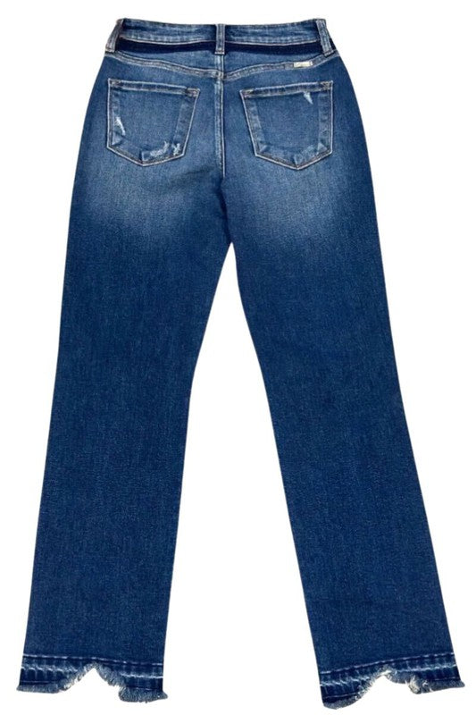 Kan Can High Rise Slim Straight Jeans - Premium Jeans from Kan Can USA - Just $68! Shop now at Ida Louise Boutique