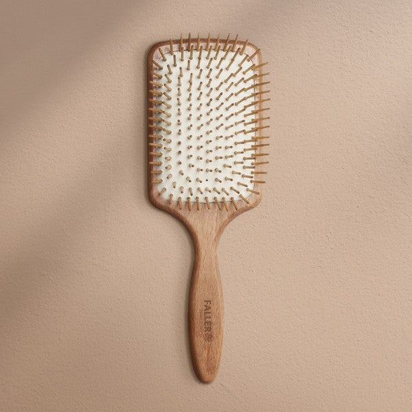 Morethan8 Faller Brushes Wood Pin Paddle Brush - Premium Hair Brush from Morethan8 - Just $40! Shop now at Ida Louise Boutique