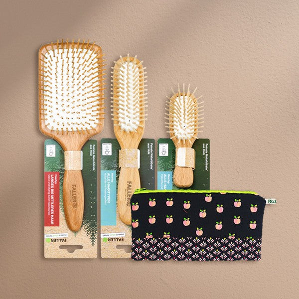 Morethan8 Faller Brushes Wood Pin Mini Brush - Premium Hair Brush from Morethan8 - Just $44! Shop now at Ida Louise Boutique
