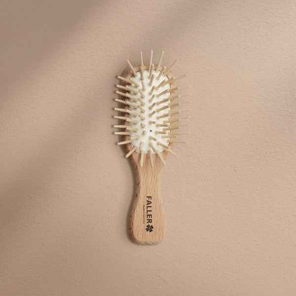 Morethan8 Faller Brushes Wood Pin Mini Brush - Premium Hair Brush from Morethan8 - Just $44! Shop now at Ida Louise Boutique