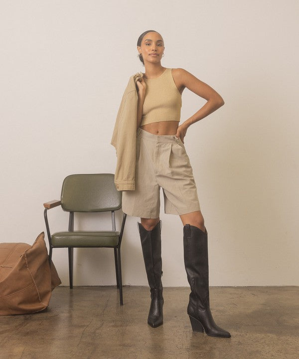 Barcelona - Knee High Western Boots - Premium Knee High Boots from Oasis Society - Just $108! Shop now at Ida Louise Boutique