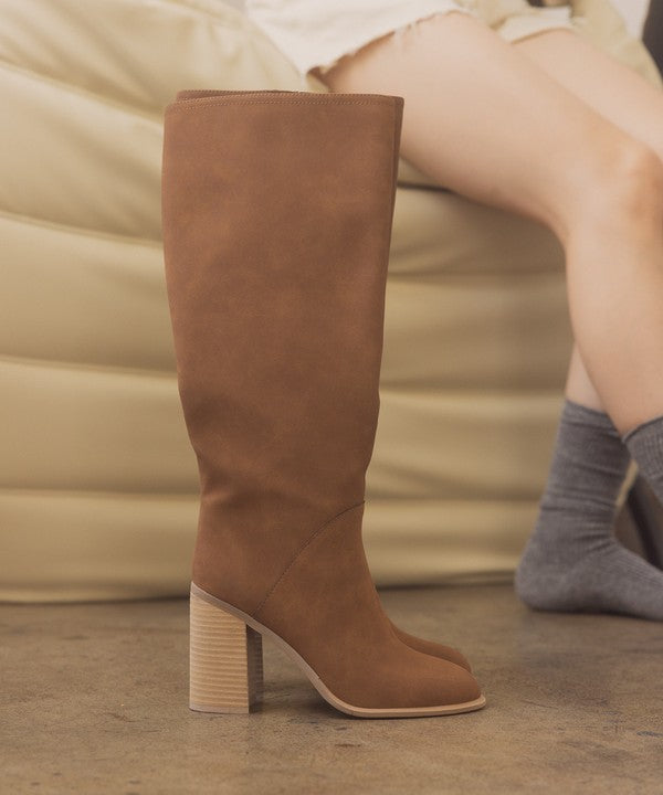 OASIS SOCIETY Shiloh - Knee High Block Heel Boots - Premium Boots from Oasis Society - Just $88! Shop now at Ida Louise Boutique