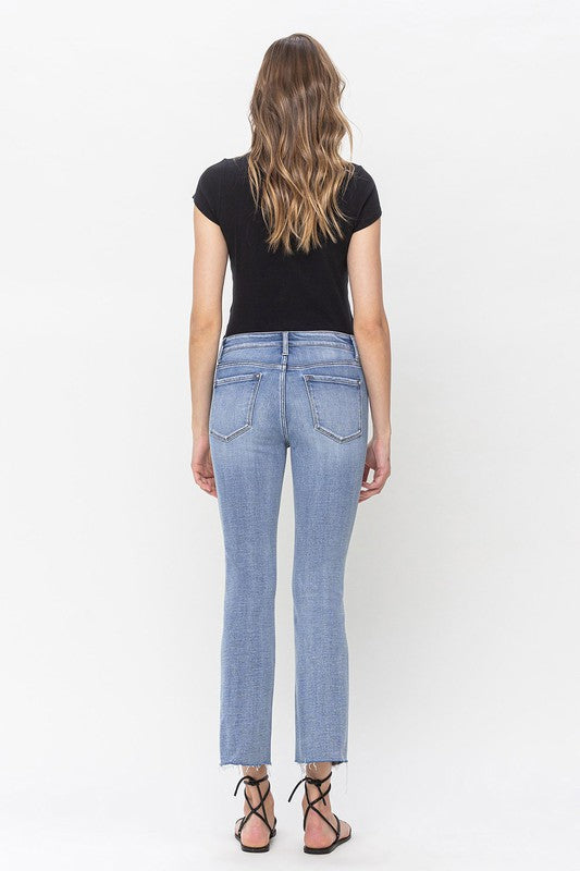 Vervet Mid Rise Kick Flare Jeans - Premium Jeans from VERVET by Flying Monkey - Just $68! Shop now at Ida Louise Boutique