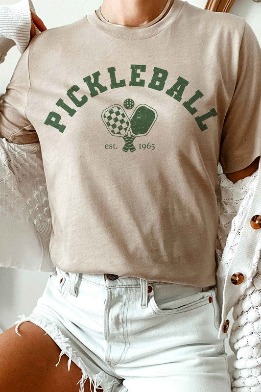 Pickleball EST. 1965 Graphic Tee - Premium T-Shirt from A. BLUSH CO. - Just $39! Shop now at Ida Louise Boutique