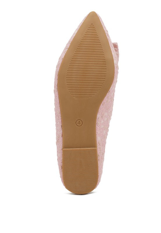 Cicely Jacquard Bow Embellished Ballet Flats - Premium Flats from Rag Company - Just $52! Shop now at Ida Louise Boutique