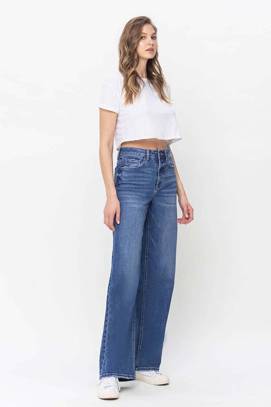 90's High Rise Loose Fit Jeans - Premium Jeans from VERVET by Flying Monkey - Just $74! Shop now at Ida Louise Boutique
