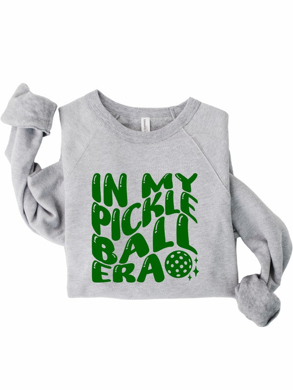 In My Pickleball Era Graphic Crewneck Sweatshirt - Premium Sweatshirt from Ocean and 7th - Just $68! Shop now at Ida Louise Boutique