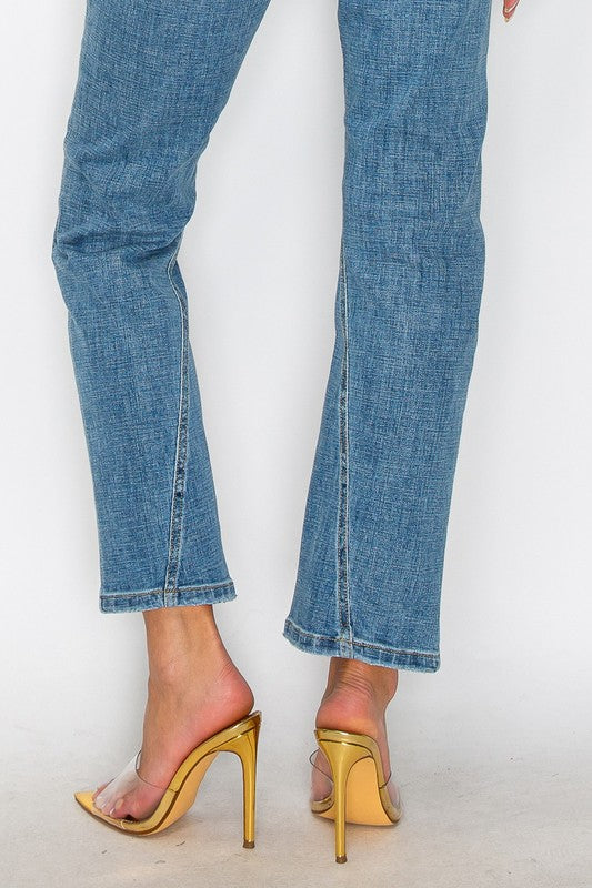 Artemis Tummy Control High Rise Straight Leg Jeans - Premium Jeans from Artemis Vintage - Just $73! Shop now at Ida Louise Boutique