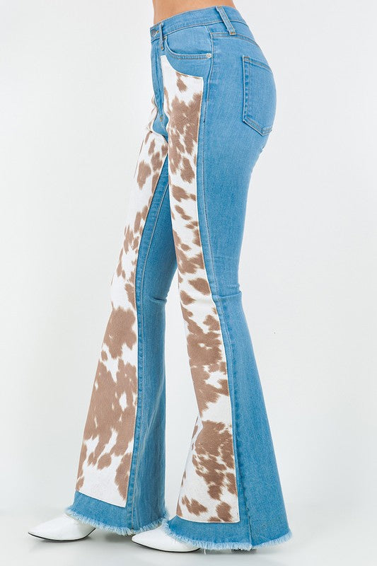 GJG Rodeo Bell Bottom Jean in Light Denim - Premium Jeans from GJG Denim - Just $119! Shop now at Ida Louise Boutique