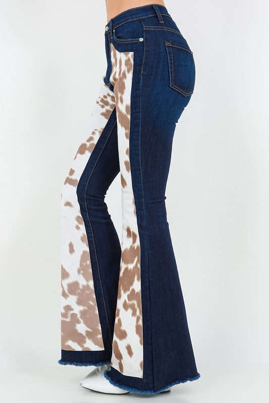 GJG Rodeo Bell Bottom Jean in Dark - Premium  from GJG Denim - Just $119! Shop now at Ida Louise Boutique