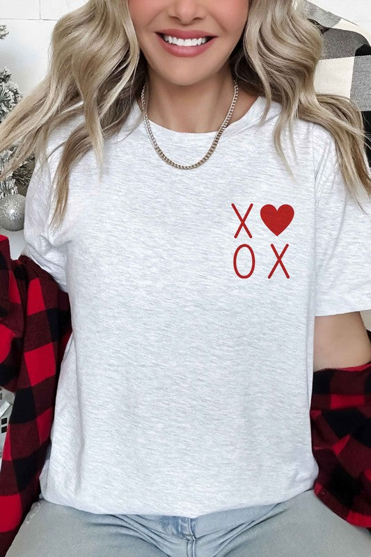 XOXO Valentine's Graphic T-Shirt - Premium T-Shirt from ALPHIA - Just $36! Shop now at Ida Louise Boutique