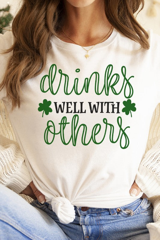 St Patrick's Day Drinks Well With Others Tee