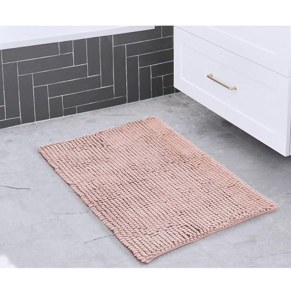 Rose Chenille Bath Mat Soft Bathroom Rug - Premium Bathroom Rug from Home Mart Goods - Just $30! Shop now at Ida Louise Boutique