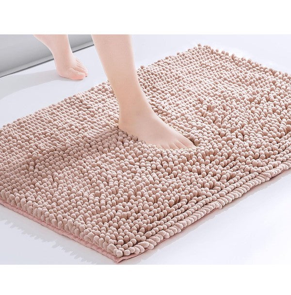 Rose Chenille Bath Mat Soft Bathroom Rug - Premium Bathroom Rug from Home Mart Goods - Just $30! Shop now at Ida Louise Boutique