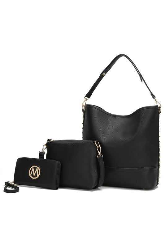 MKF Wren Hobo with Pouch and Wristlet by Mia K - Premium Handbag from MKF Collection by Mia K - Just $112! Shop now at Ida Louise Boutique