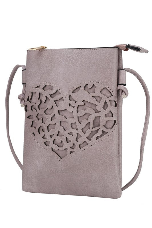 MKF Collection Heartly Crossbody Bag by Mia K - Premium Crossbody from MKF Collection by Mia K - Just $41! Shop now at Ida Louise Boutique