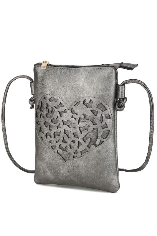 MKF Collection Heartly Crossbody Bag by Mia K - Premium Crossbody from MKF Collection by Mia K - Just $41! Shop now at Ida Louise Boutique
