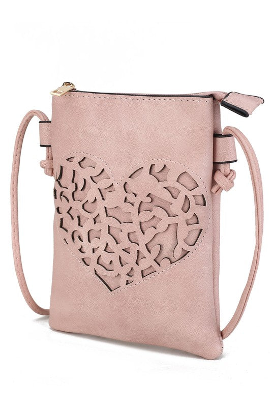 MKF Collection Heartly Crossbody Bag by Mia K - Premium Crossbody from MKF Collection by Mia K - Just $41! Shop now at Ida Louise Boutique