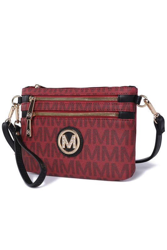 MKF Geneve Signature Crossbody & Wristlet by Mia K - Premium Crossbody from MKF Collection by Mia K - Just $55! Shop now at Ida Louise Boutique