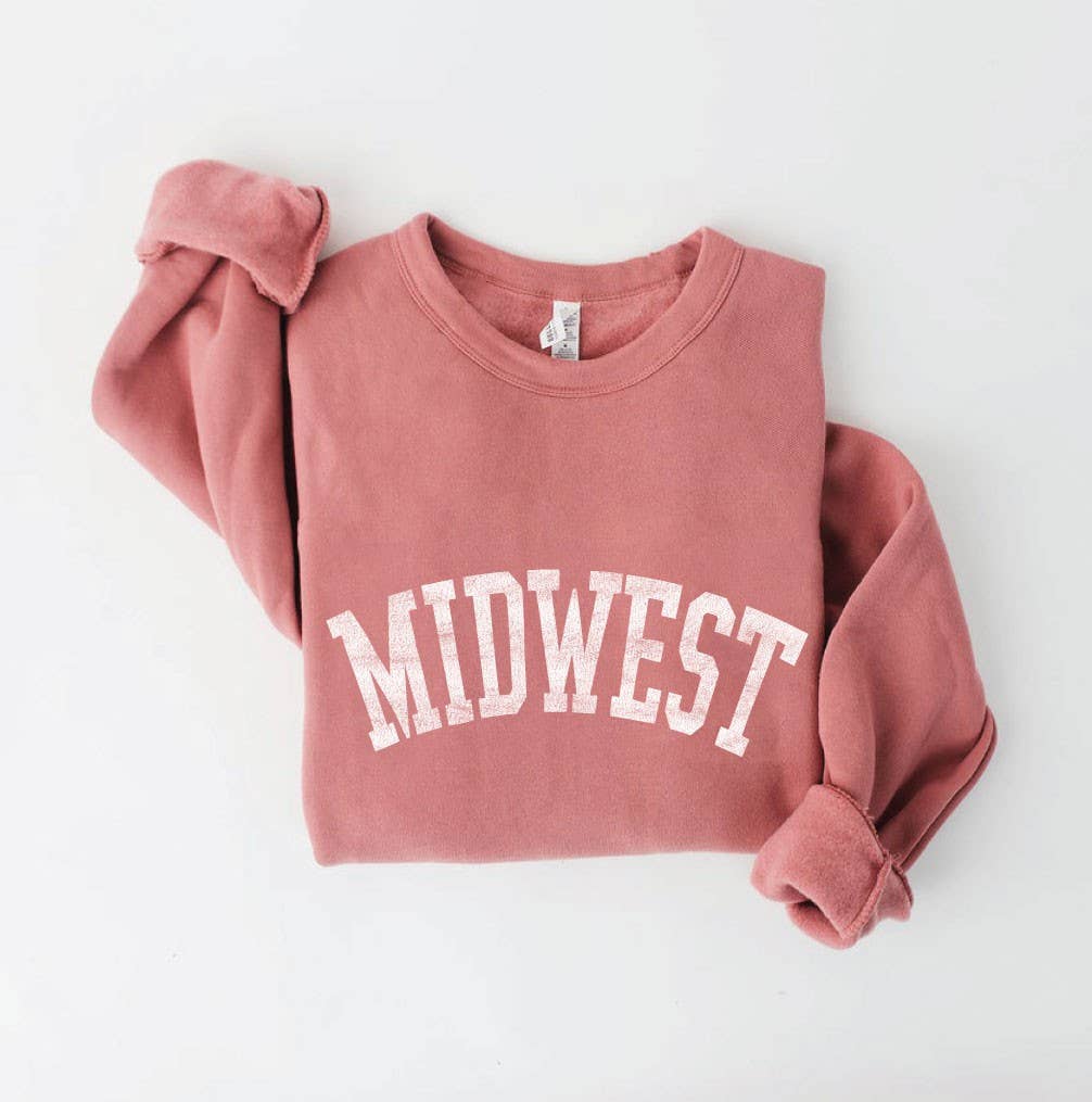 MIDWEST  Graphic Sweatshirt - Premium  from OAT COLLECTIVE - Just $64! Shop now at Ida Louise Boutique