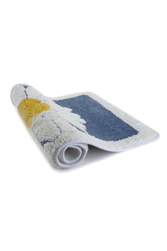 Soft Bath Mat - Flower - Premium  from ReeVe - Just $32! Shop now at Ida Louise Boutique