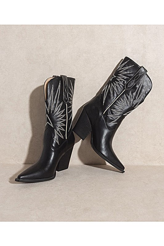 Emersyn Western Boots - Premium Cowboy Boots from Let's See Style - Just $90! Shop now at Ida Louise Boutique