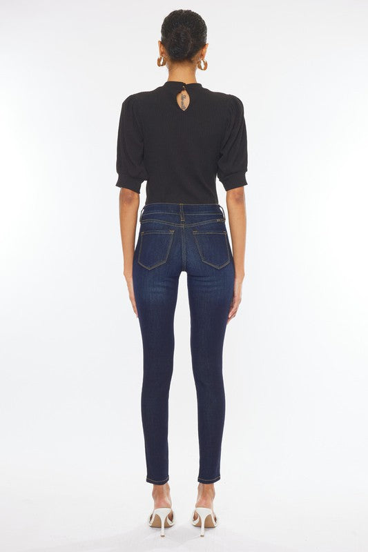 Kancan Mid Rise Basic Super Skinny Jeans - Premium  from Kan Can USA - Just $68! Shop now at Ida Louise Boutique