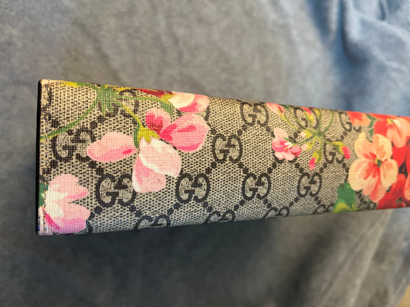 Sold- Gucci Supreme Monogram Blooms Large Clutch - Premium Clutch from Ida Louise Boutique - Just $700! Shop now at Ida Louise Boutique