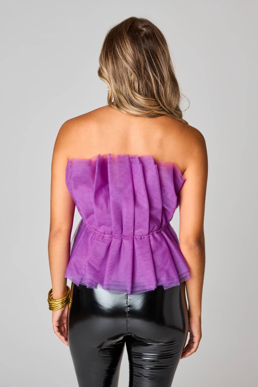 Giselle Iris Strapless Tulle Top - Premium Tops from BuddyLove - Just $50! Shop now at Ida Louise Boutique