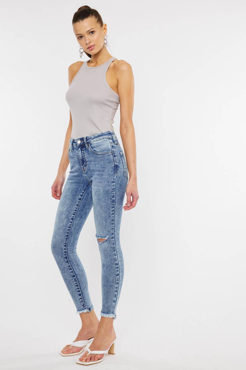 Kancan High Rise Ankle Skinny Jeans - Premium Jeans from Kan Can USA - Just $75! Shop now at Ida Louise Boutique