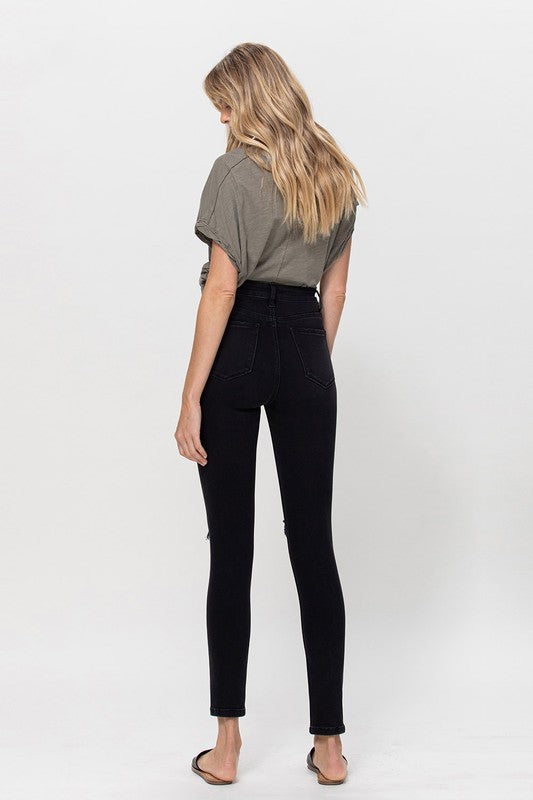 Super Soft High Rise Skinny - Premium Jeans from VERVET by Flying Monkey - Just $47! Shop now at Ida Louise Boutique