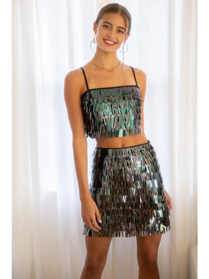 Taylor Multi Sequin Tank - Premium Top from Endless Blu - Just $50! Shop now at Ida Louise Boutique