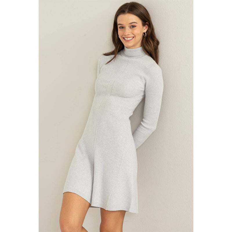 Crushing on Me Turtleneck Dress - Premium Dresses from HYFVE - Just $46! Shop now at Ida Louise Boutique