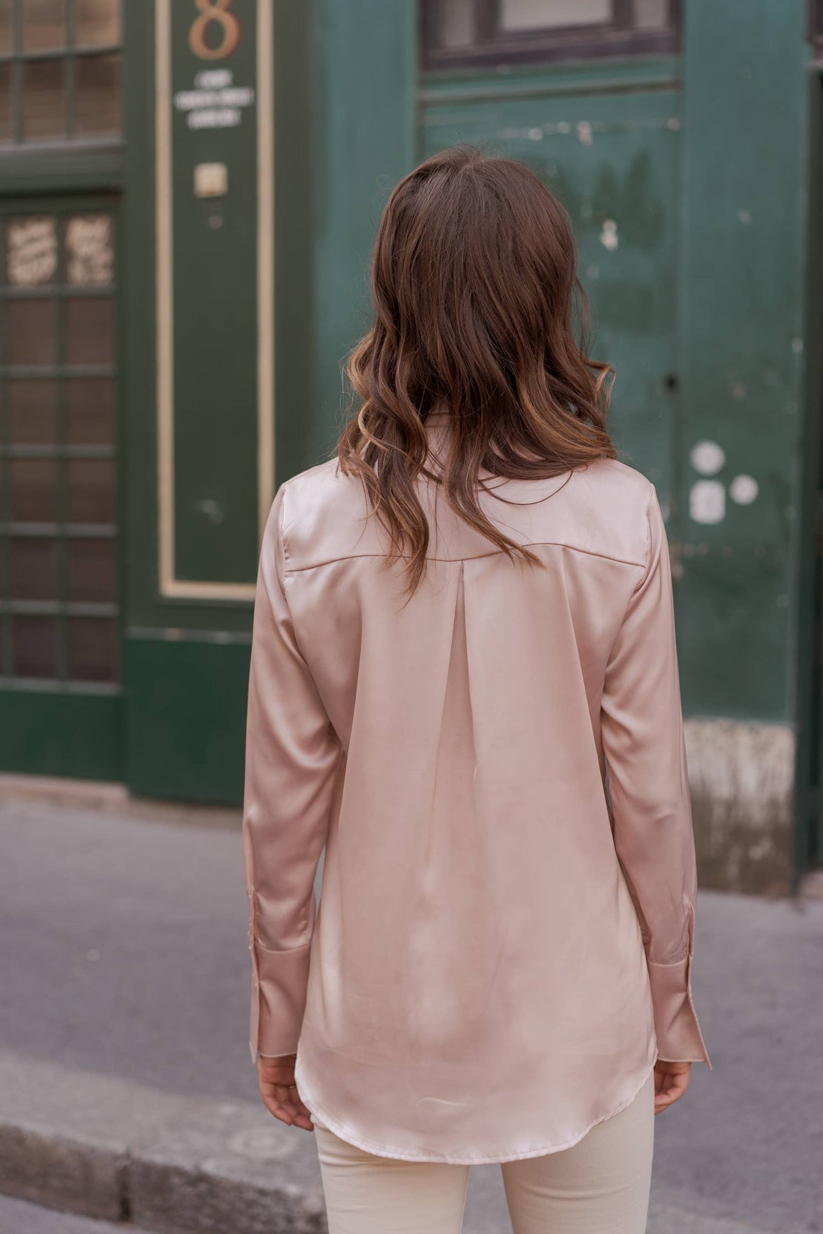 Léa satin Shirt Colors - Premium Tops from CHOKLATE PARIS - Just $56! Shop now at Ida Louise Boutique