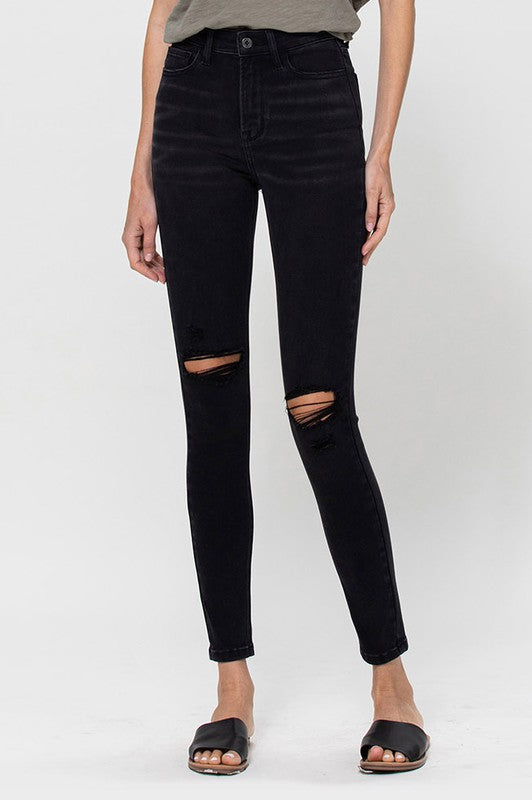 Super Soft High Rise Skinny - Premium Jeans from VERVET by Flying Monkey - Just $47! Shop now at Ida Louise Boutique