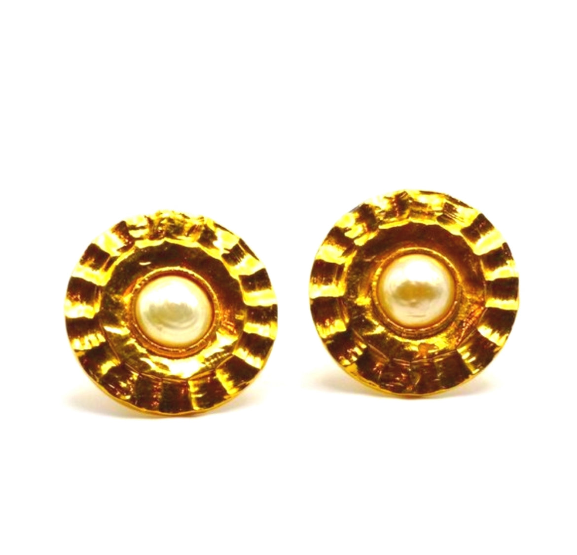 Vintage Chanel Clip On Earrings - Premium Earrings from Ida Louise Boutique - Just $375! Shop now at Ida Louise Boutique