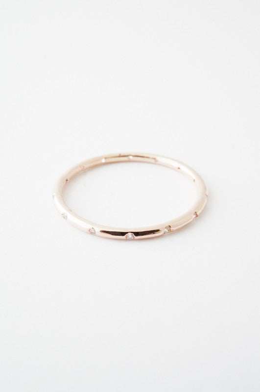 Dotted Crystal Ring - Premium Ring from HONEYCAT Jewelry - Just $26! Shop now at Ida Louise Boutique
