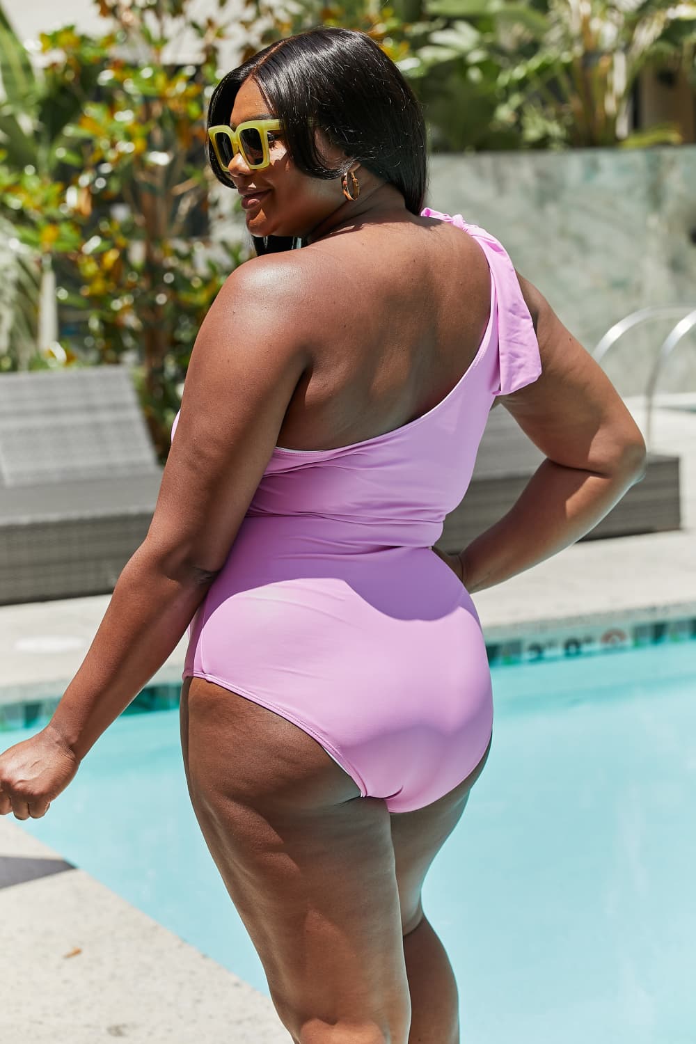 Marina West Swim Vacay Mode One Shoulder Swimsuit in Carnation Pink - Premium swim from Trendsi - Just $48! Shop now at Ida Louise Boutique