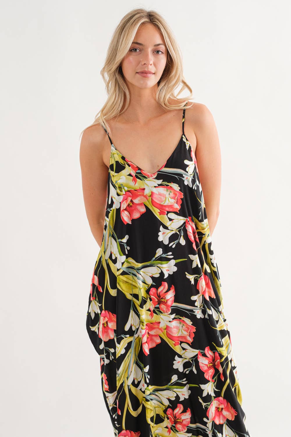 Floral Print Maxi Dress - Premium Dress from Bloidy - Just $50! Shop now at Ida Louise Boutique