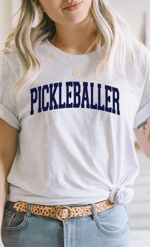 Varsity Pickleball Pickleballer PLUS Graphic Tee - Premium  from Kissed Apparel - Just $41! Shop now at Ida Louise Boutique